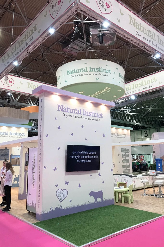 Natural Instinct 3 Hybrid exhibition stand for Natural Instinct