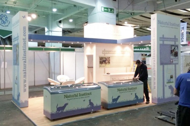 Hybrid exhibition stand for Natural Instinct