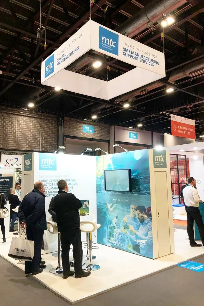 The Manufacturing Technology Centre (MTC) 3 MTC Exhibition Stand at Smart Factory Expo