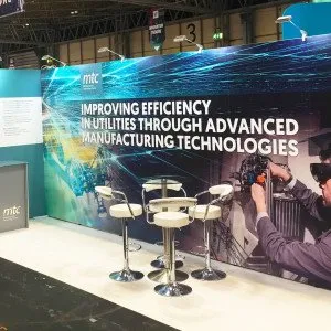 Modular exhibition stand for MTC