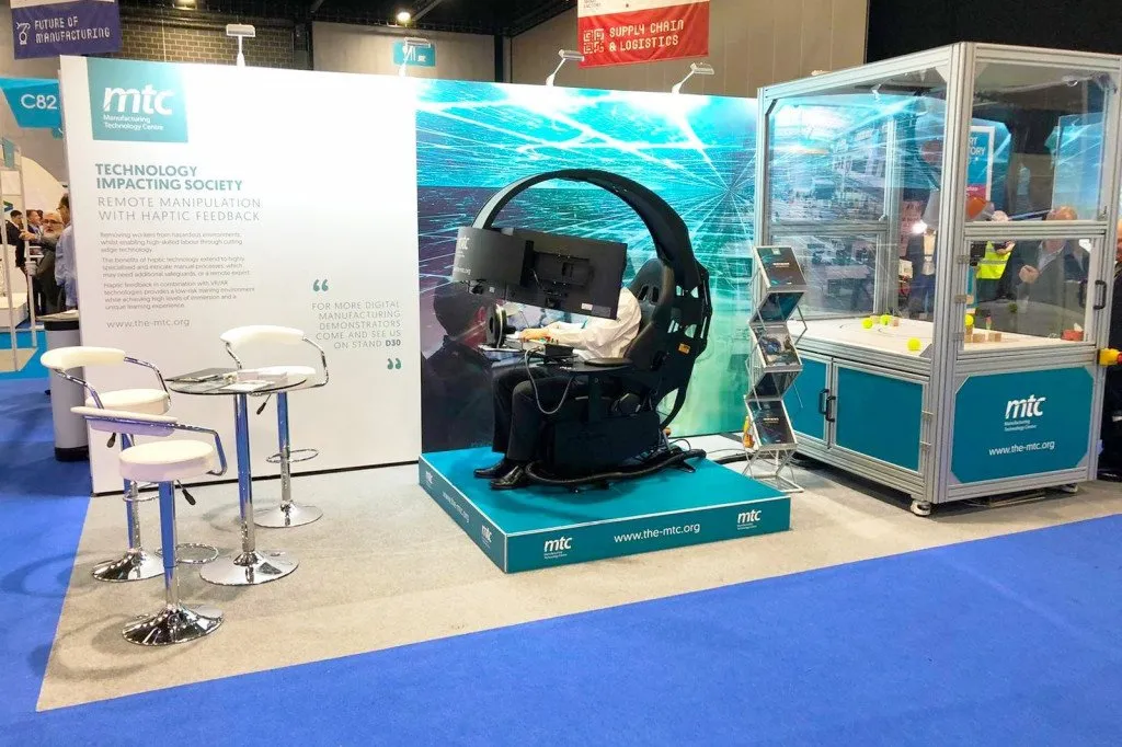 The Manufacturing Technology Centre (MTC) 1 Modular exhibition stand for MTC