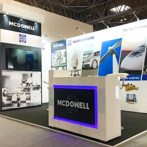 Modular exhibition stand for McDowell