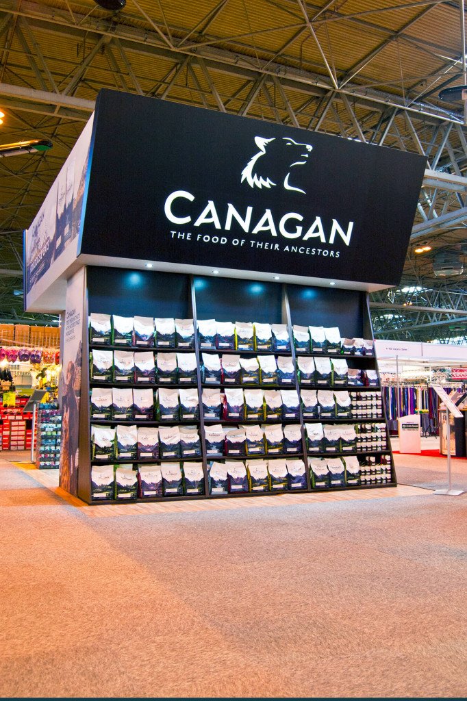 Canagan Group 3 Bespoke exhibition stand for Symply Pet Foods