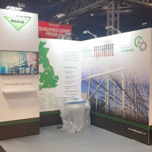 Modular exhibition stand for Wedge