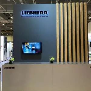 The latest trends in exhibition stand design - 2023 3 Liebherr - Grand Designs 2023 05